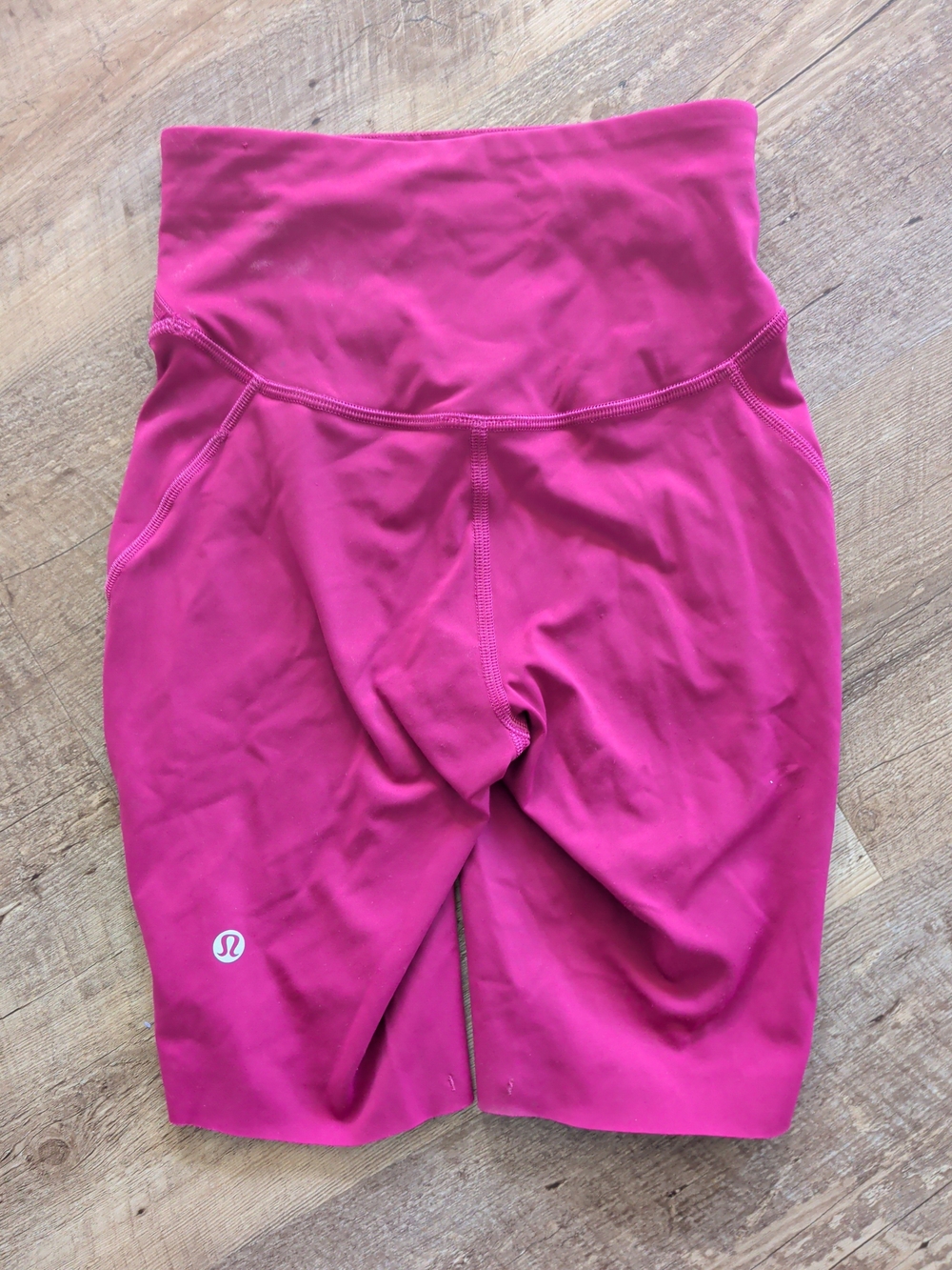 lululemon athletica High-Rise Bike Shorts in Bright Magenta